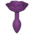 Love to Love Open Roses S - Silicone Anal Plug (Purple)