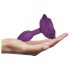 Love to Love Open Roses S - Silicone Anal Plug (Purple)