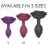 Love to Love Open Roses S - Silicone Anal Plug (Purple)
