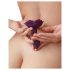 Love to Love Open Roses S - Silicone Anal Plug (Purple)