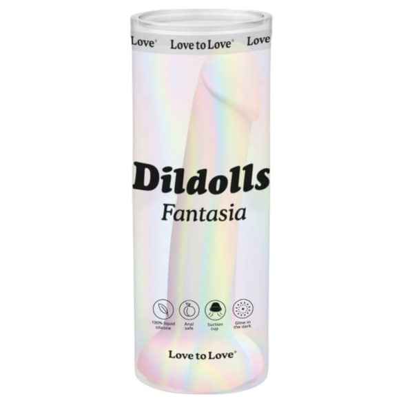 Dildolls Fantasia - Suction Cup Silicone Stripe Dildo
