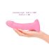 Dildolls Glitzy - Pink Silicone Suction Cup Dildo