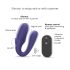 Love to Love Match Up - Rechargeable Radio-Controlled Couples Vibrator (Purple)