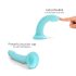Dildolls Nightfall - Suction Base Starry Dildo (Turquoise)