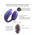 Wonderlover - G-Spot Vibrator with Clitoral Stimulator (Metallic Purple)