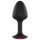 Dorcel Geisha Ruby XL Plug - Black Anal Plug with Pink Gem