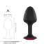 Dorcel Geisha Ruby XL Plug - Black Anal Plug with Pink Gem
