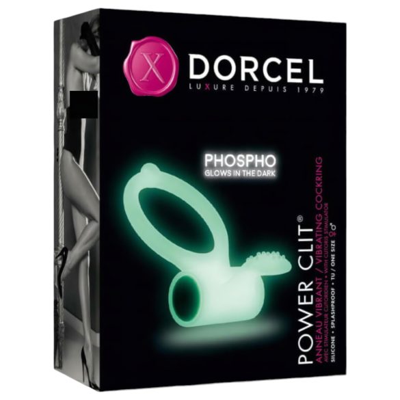 Dorcel - Glow-in-the-Dark Vibrating Ring (White)