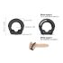 Dorcel Stronger Ring - Metal-Enhanced Penis Ring (Black)