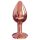Dorcel Diamond Plug S - Small Aluminum Anal Plug (Rose Gold)
