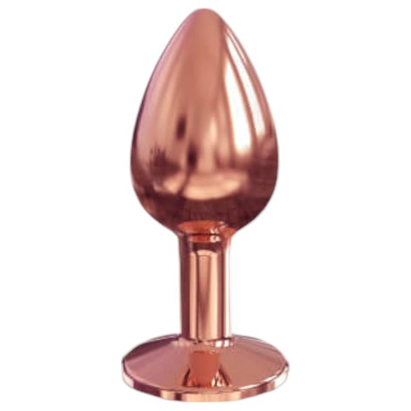 Dorcel Diamond Plug S - Small Aluminum Anal Plug (Rose Gold)