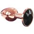 Dorcel Diamond Plug S - Small Aluminum Anal Plug (Rose Gold)