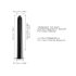 Dorcel Black Muse 2.0 - Rechargeable Black Wand Vibrator