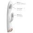 Dorcel Flexi Rabbit - Warming Rabbit Vibrator (White)