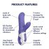 Satisfyer Magic Bunny - Waterproof Clitoral Vibrator (Blue)