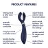 Satisfyer Endless Fun - Rechargeable, Waterproof Couples Vibrator (Blue)