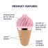 Satisfyer Sweet Treat - Rechargeable Spinning Clitoral Vibrator (Pink-Brown)