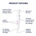 Satisfyer Wand-er Woman - Waterproof Massager Vibrator (White)