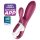 Satisfyer Hot Bunny - Smart Warming Vibrator with Clitoral Arm (Red)