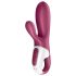 Satisfyer Hot Bunny - Smart Warming Vibrator with Clitoral Arm (Red)