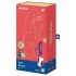 Satisfyer Hot Bunny - Smart Warming Vibrator with Clitoral Arm (Red)