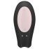 Satisfyer Double Joy - Smart Waterproof Couples Vibrator (Black)