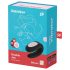 Satisfyer Double Joy - Smart Waterproof Couples Vibrator (Black)