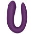 Satisfyer Double Joy - Smart, Waterproof Couples Vibrator (Purple)
