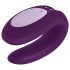 Satisfyer Double Joy - Smart, Waterproof Couples Vibrator (Purple)