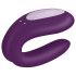 Satisfyer Double Joy - Smart, Waterproof Couples Vibrator (Purple)