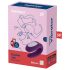 Satisfyer Double Joy - Smart, Waterproof Couples Vibrator (Purple)