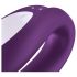 Satisfyer Double Joy - Smart, Waterproof Couples Vibrator (Purple)