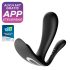 Satisfyer Top Secret Plus - Smart 3-Prong Vibrator (Black)