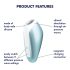 Satisfyer Love Breeze - Waterproof Clitoral Vibrator (Blue)