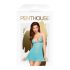 Penthouse Bedtime Story - Chemise & Thong (Turquoise)