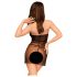 Penthouse All Yours - Lace Nightgown & Thong Set (Black) - M/L