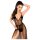 Penthouse Forplay Lace Bodysuit with Tulle Shawl (Black) - M/L