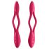 Satisfyer Elastic Joy - Red Rechargeable Flexible Couple's Vibrator