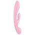 Satisfyer Triple Oh - Rechargeable Pink Vibrator with Clitoral Arm
