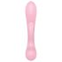Satisfyer Triple Oh - Rechargeable Pink Vibrator with Clitoral Arm