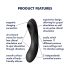 Satisfyer Curvy Trinity 4 - Air Pulse 2-in-1 Vibrator (Black)