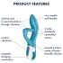 Satisfyer Embrace Me - Rechargeable Turquoise Clitoral Vibrator