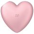 Satisfyer Cutie Heart - Pink Rechargeable Air-Pulse Clitoral Vibrator