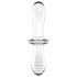Satisfyer Double Crystal - Dual-Ended Glass Dildo (Clear)