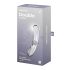 Satisfyer Double Crystal - Dual-Ended Glass Dildo (Clear)