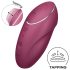 Satisfyer Tap & Climax 1 - 2-in-1 Vibrator & Clitoral Stimulator (Red)