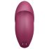 Satisfyer Tap & Climax 1 - 2-in-1 Vibrator & Clitoral Stimulator (Red)