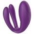 Mrow - Rechargeable, Waterproof 3-Motor Couples Vibrator (Purple)