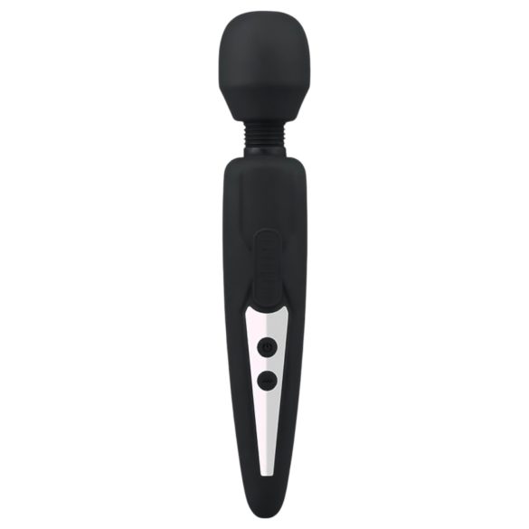 Mrow - Rechargeable Waterproof Massage Vibrator (Black) 