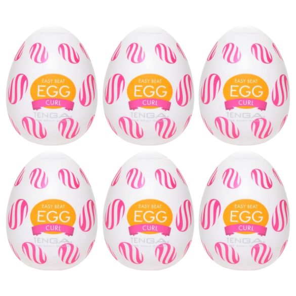 TENGA Egg Curl - Egg Masturbator (6-Pack)